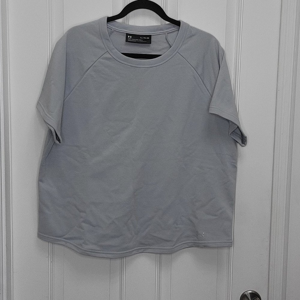 UNDER ARMOUR UA Terry Cutout Short Sleeve Tee NWT